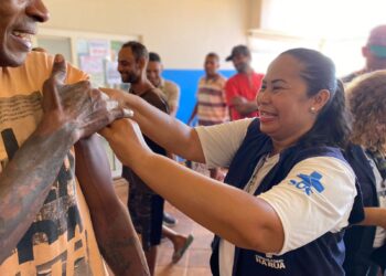 Acolhidos de unidades da SAS recebem imunização contra a Influenza com foco no inverno