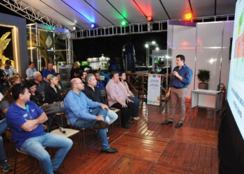 Em palestra no estande da PrefCG, pesquisadores destacam papel da tecnologia na produção de alimentos