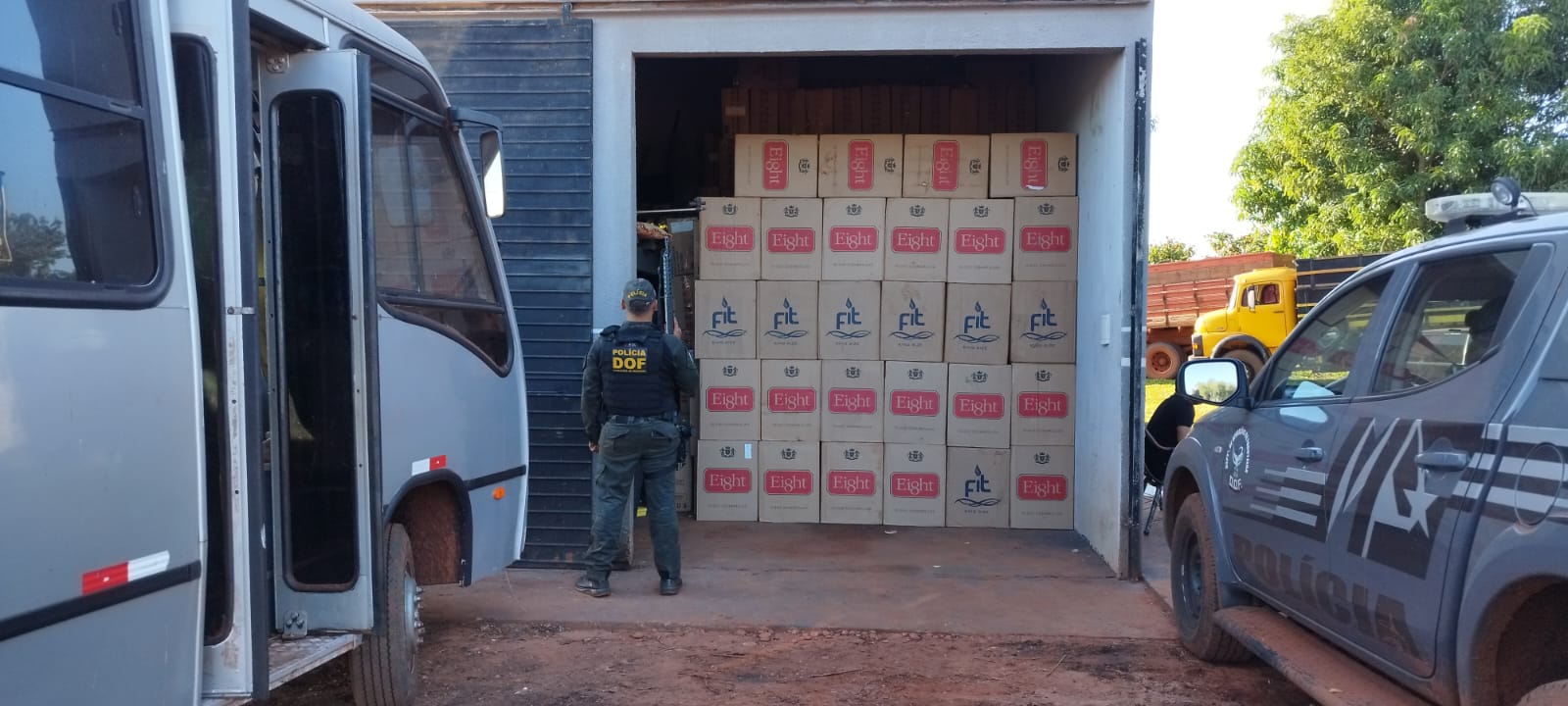 DOF apreende mais de 77 mil pacotes de cigarro em Itaquiraí 
