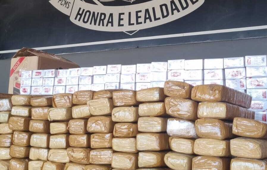 Dois são presos por tráfico de drogas e contrabando de cigarros no Pioneiros