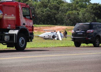 Helicóptero que caiu era usado pela PM e servidores tiveram ferimentos leves 