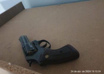 Após ameaçar esposa de morte, homem é preso com arma de fogo em Sidrolândia 