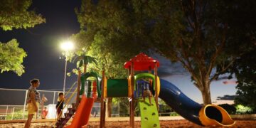Chega de escuridão: Prefeitura investe em iluminação para melhoria de espaços públicos de  Campo Grande