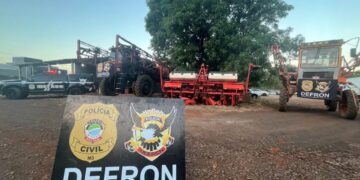 Durante “Operação Protetor” Polícia Civil recupera três máquinas agrícolas roubadas