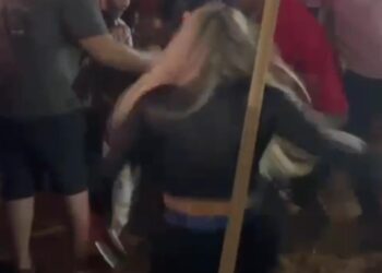 Vídeo: festa tem treta generalizada envolvendo vereador, secretário e uma galera em cidade do MS