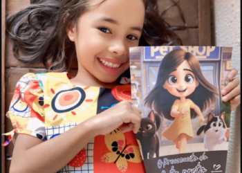 Dois anos após sofrer bullying em escola, menina de 8 anos lança livro com tema preconceito 