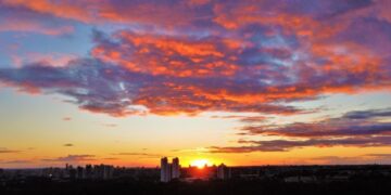 Segunda-feira inicia com tempo firme e temperaturas amenas no Estado