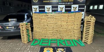 Durante operação “Protetor”, foram apreendidas quase 1 tonelada de maconha em Dourados