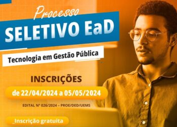 Inscrições para graduação em Tecnologia em Gestão Pública estarão abertas até domingo