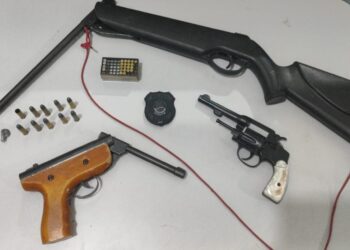 Homem é preso por posse irregular de arma de fogo em Água Clara