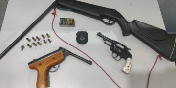 Homem é preso por posse irregular de arma de fogo em Água Clara