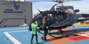 MS ajuda enviando helicópteros de resgates e auxiliando na entrega de água e mantimentos ao RC