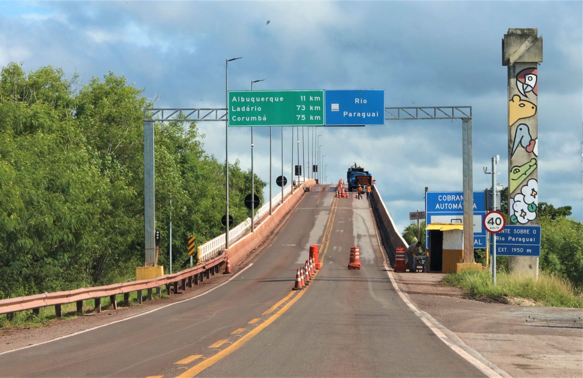 Fechamento da ponte sobre o Rio Paraguai exige atenção de candidatos do Concurso Público de Corumbá