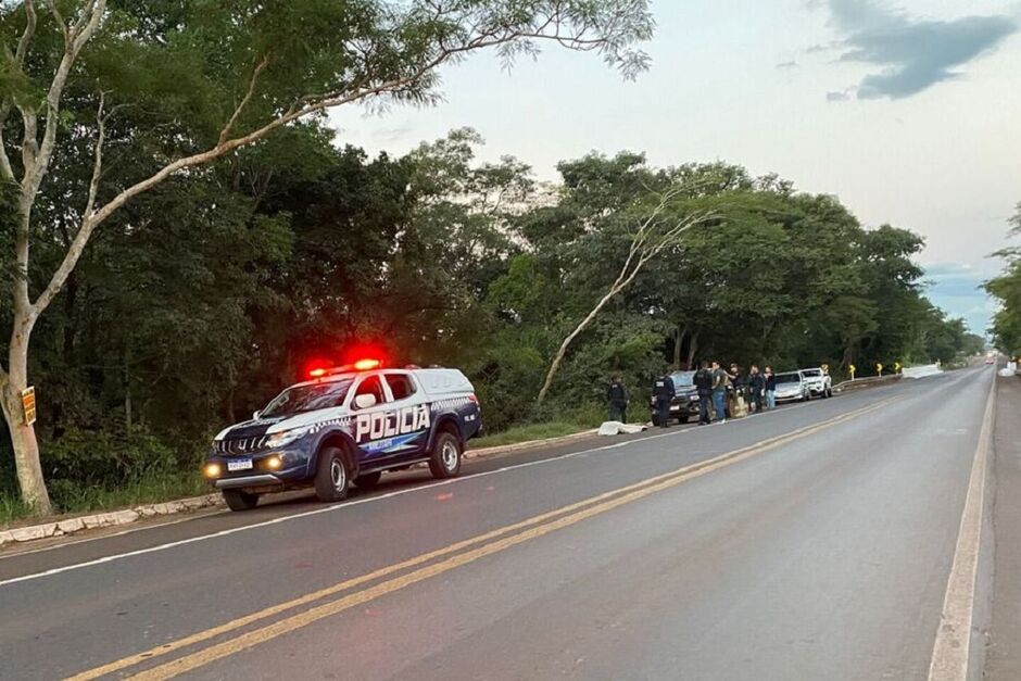Homem é morto a tiros na BR-262, em Anastácio