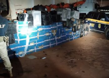 PRF apreende mais de 5.700 celulares em Sidrolândia