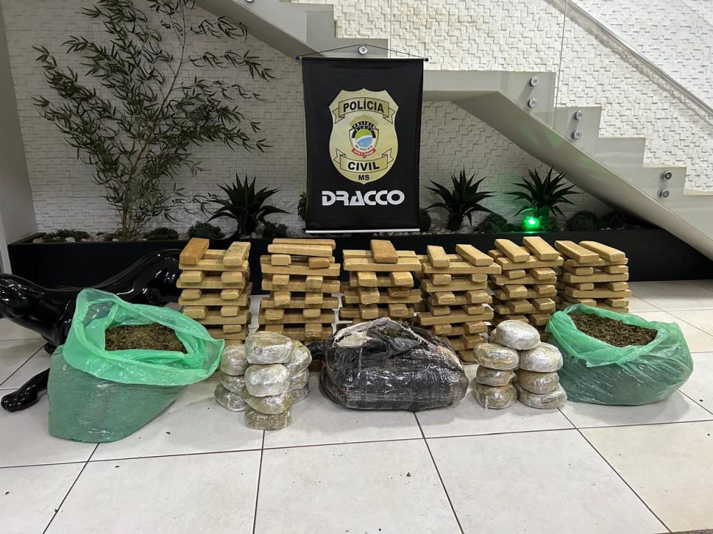 Polícia desmantelou grande rede de tráfico de drogas em Campo Grande