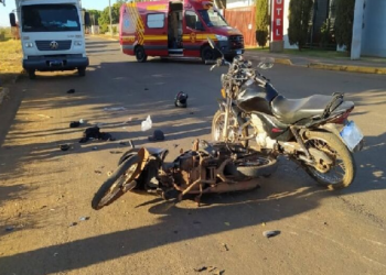 Em estado gravíssimo, motociclista acidentado em São Gabriel é transferido para Campo Grande