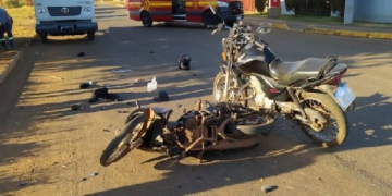Em estado gravíssimo, motociclista acidentado em São Gabriel é transferido para Campo Grande