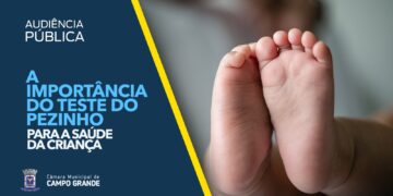 Audiência nesta quinta-feira discute importância do teste do pezinho