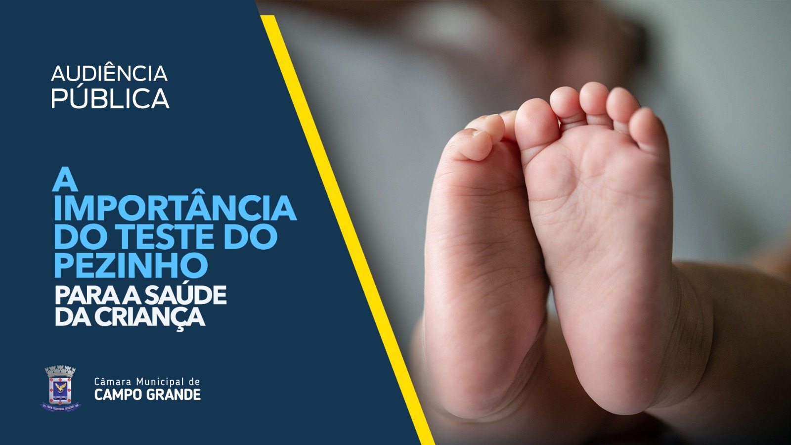 Audiência nesta quinta-feira discute importância do teste do pezinho