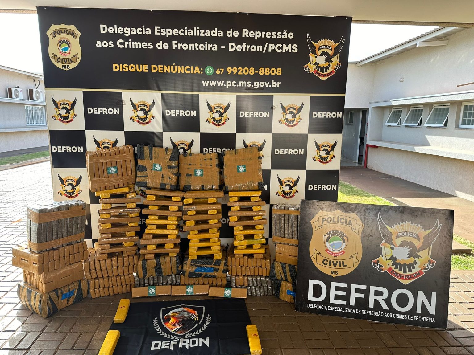 Polícia Civil prende homem com meia tonelada de maconha em Ponta Porã
