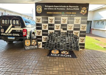 Mais de 140 kg de cocaína são apreendidos na MS 463, em Dourados