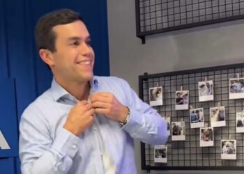 “Ce reparou que eu me arrumei?” Pré  candidato a prefeito deixa treta política de lado adere a trend