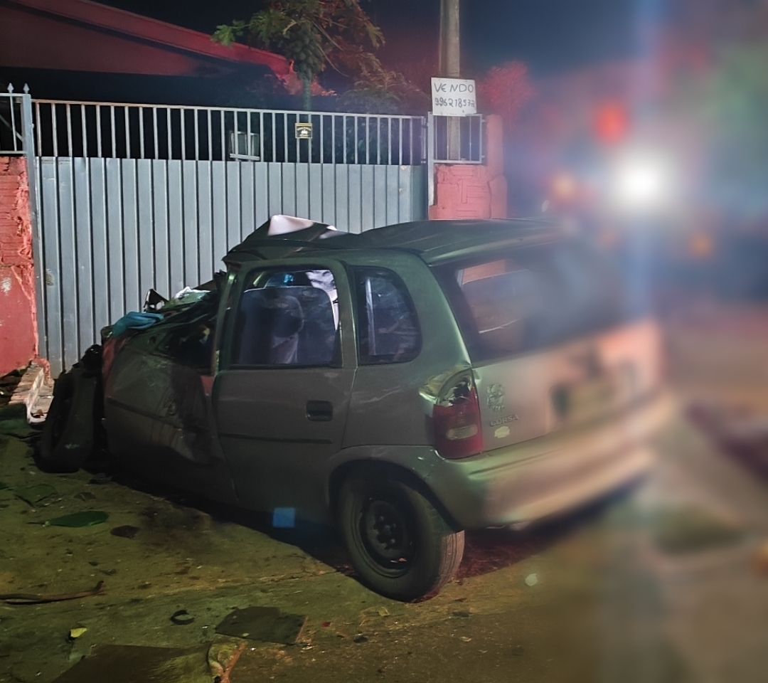 Acidente envolvendo carro e ônibus deixa dois mortos em Fátima do Sul