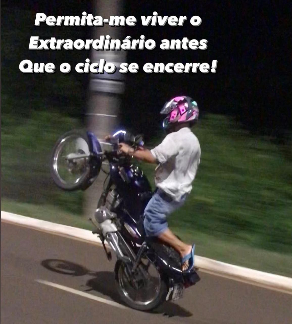 Jovem que m*rreu no autódromo postava vídeos empinando moto e queria ser “gigante no grau”