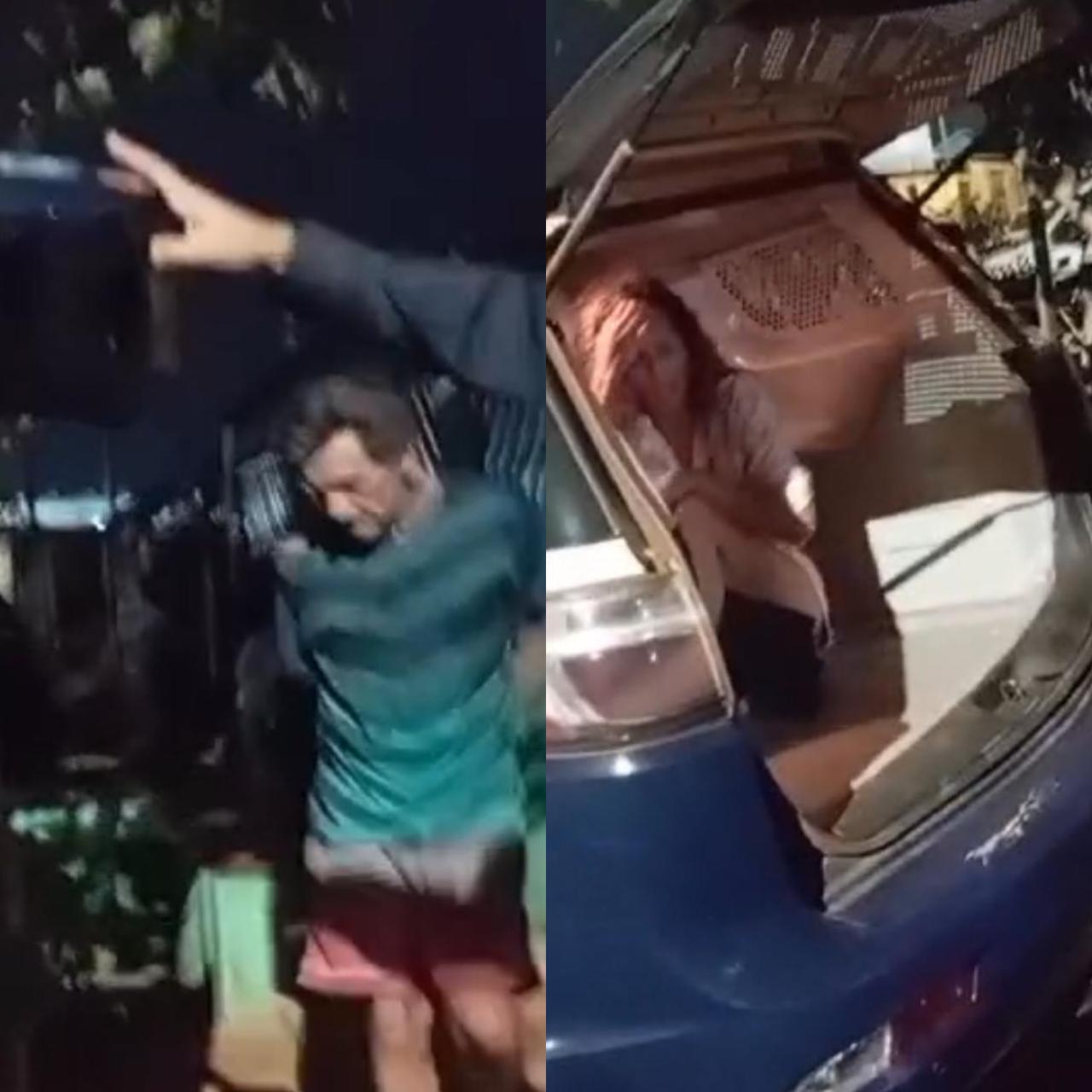 Vídeo: casal que tentou pegar criança no Jardim Imá foi solto após passar por delegacia 