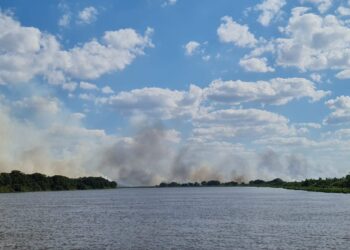 Bombeiros de MS atuam para controlar incêndio em Corumbá e desenvolvem ações em outras duas regiões
