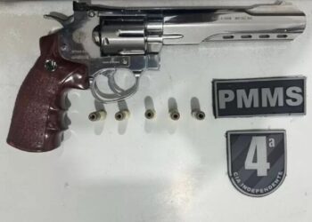 PM de folga impede menores encapuzados de assaltarem comércio em Chapadão do Sul