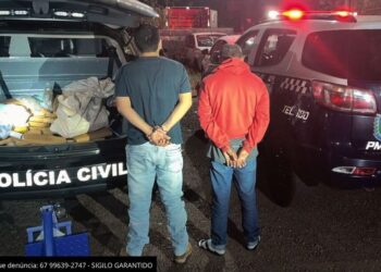 Dupla é presa por tráfico com 60 kg drogas em residência em Ponta Porã