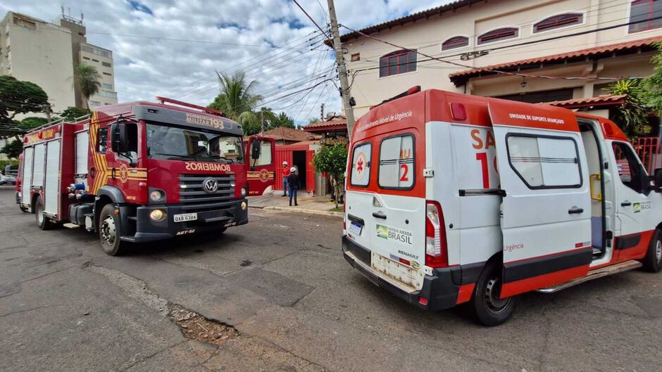 Incêndio em restaurante no bairro Amambai deixa uma pessoa ferida