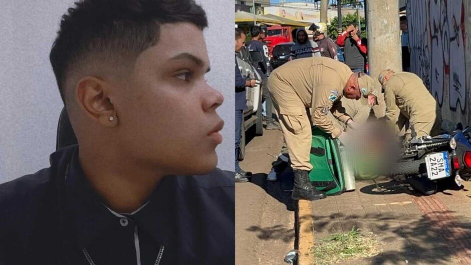 Jovem morre após perder o controle da moto e colidir com poste na avenida Eduardo Elias Zahran