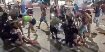 Vídeo: mulheres saem no tapa em conveniência na Júlio de Castilho