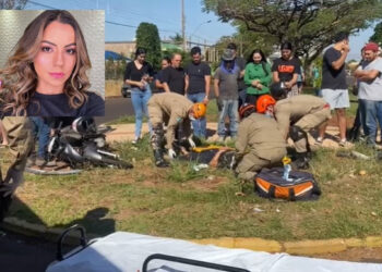 Motociclista bate em camionete e morre no hospital em Dourados