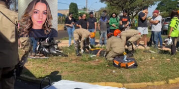 Motociclista bate em camionete e morre no hospital em Dourados