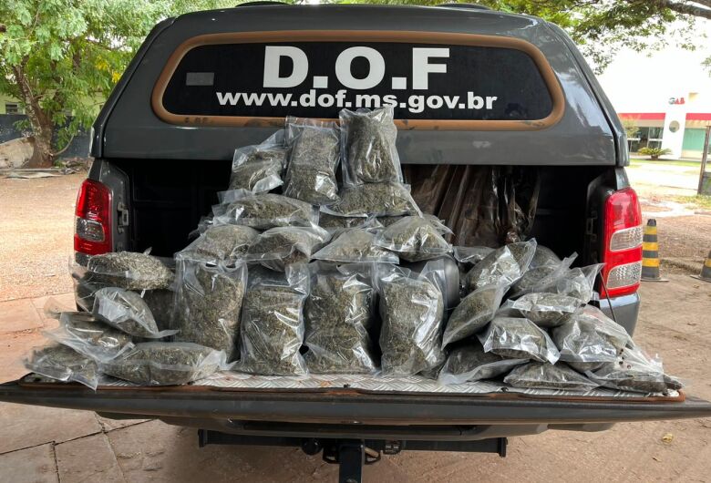 Passageiro que viajava de Ponta Porã para Campo Grande é preso com 10kg de skunk em bagagem