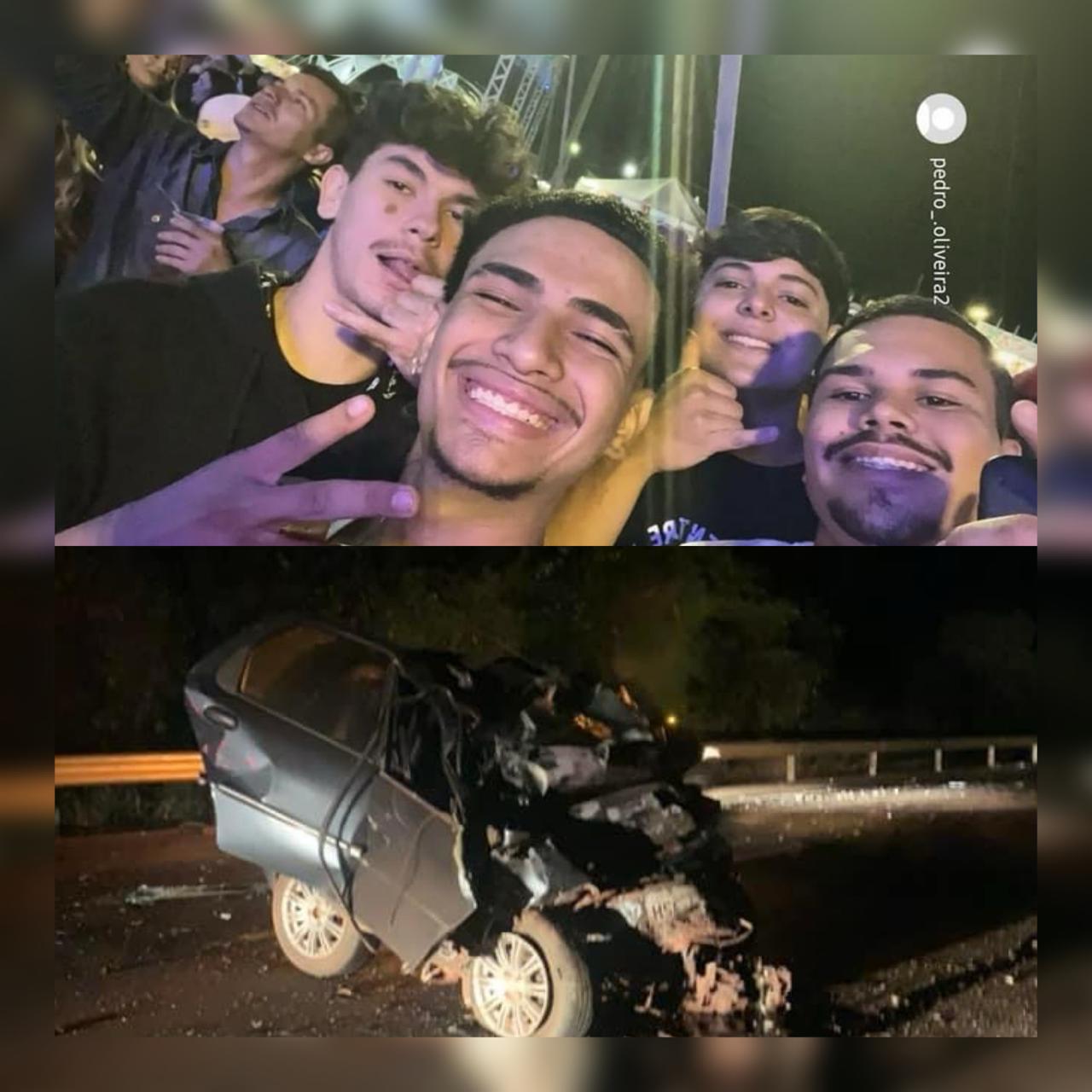 “A coisa mais feia é triste que já vi”, diz testemunha de acidente que m*tou quatro jovens em MS 