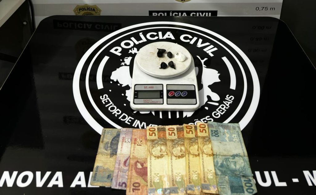 Polícia Civil prende traficante de drogas, membro de facção criminosa em Nova Alvorada do Sul