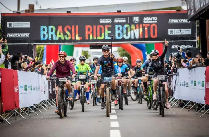 Competição de ciclismo em Bonito tem apoio do Governo de Mato Grosso do Sul