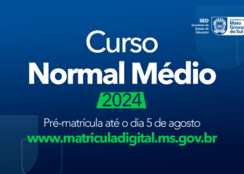 Período de pré-matrícula para o curso Normal Médio termina no dia 5 de agosto