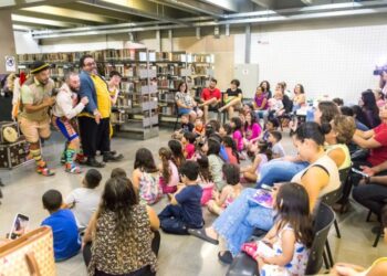 Férias na Biblioteca proporciona atividades diferentes para a criançada
