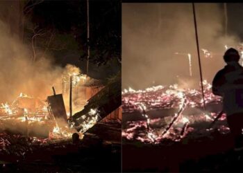 Corpo é encontrado carbonizado em casa incendiada em sítio à beira da BR-376