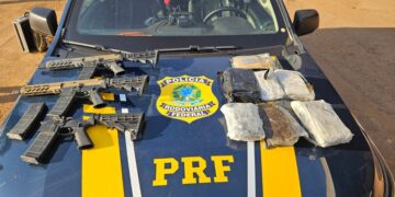 PRF apreende fuzis, carregadores e haxixe em Campo Grande