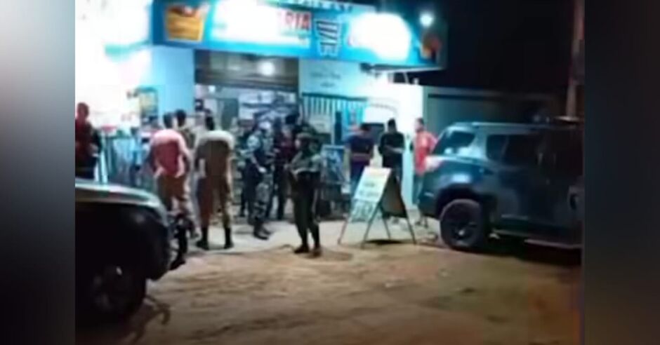 Vídeo: rapaz tenta se esconder em conveniência mas é m*rto a tiros no Aero Rancho 