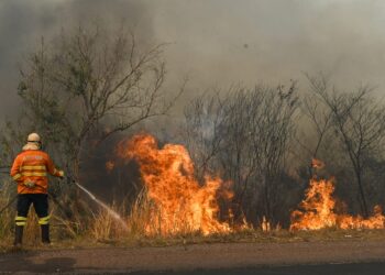 Transito na BR-262 entre Miranda e Corumbá pode sofrer restrições para controle de incêndios no Pantanal