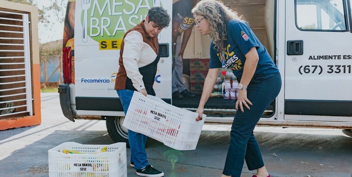 Entidades do Noroeste e Tiradentes recebem mais de 750kg de alimentos do Shopping Campo Grande