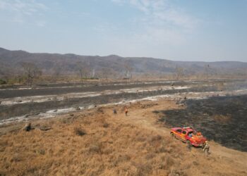 Pantanal tem situação climática severa que intensifica incêndios florestais e oito focos com ações de combate